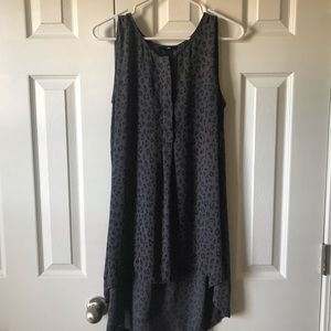 H&M Sleeveless Leopard Blouse